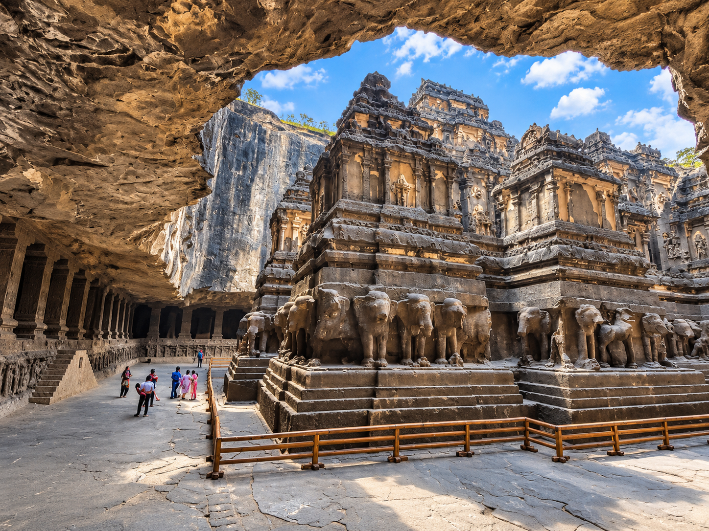 Ajanta Ellora Grishneshwar Heritage Tour from Guhagar
