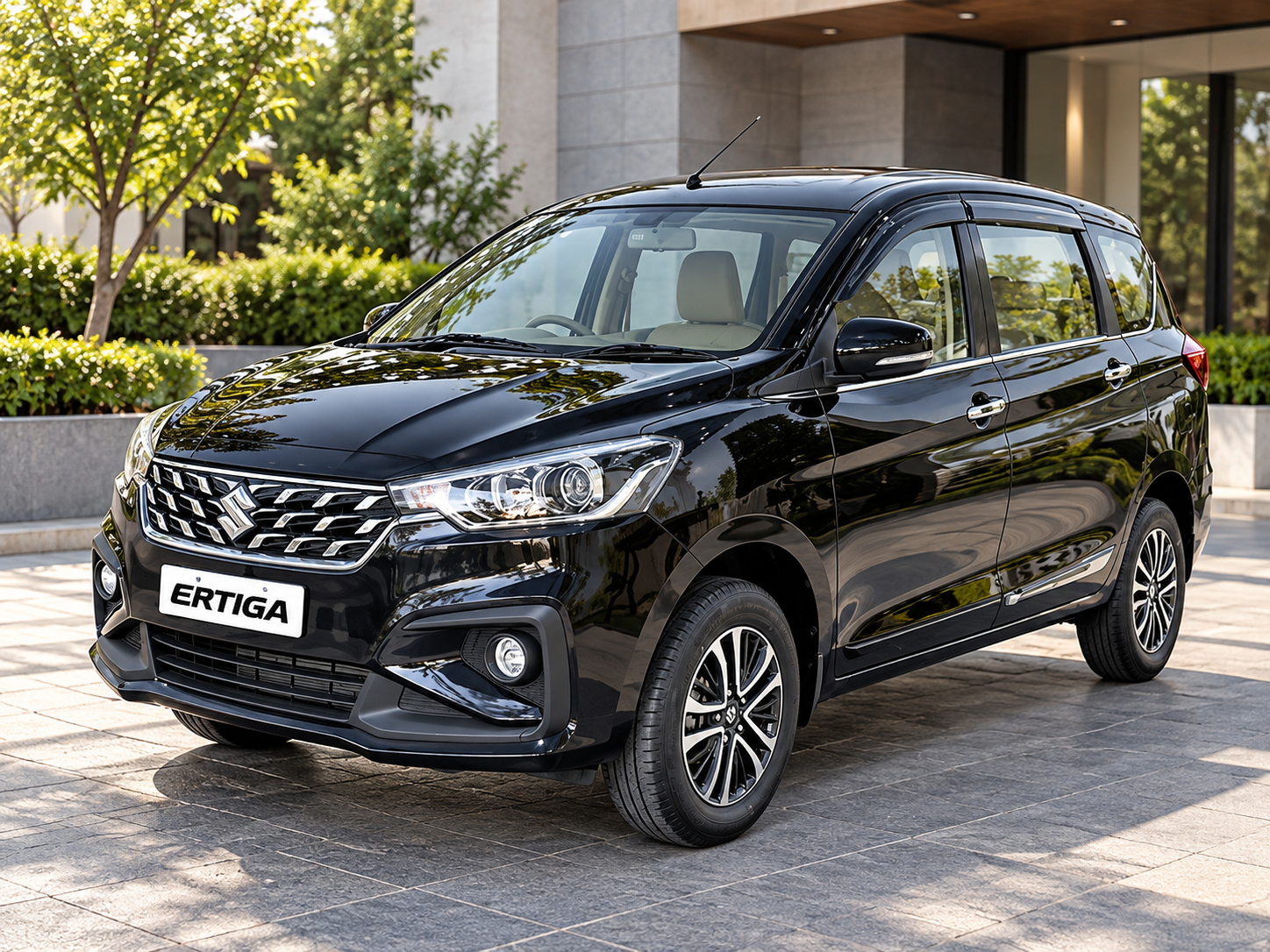 Maruti Suzuki Ertiga in Pearl Midnight Black - 6+1 Seater MPV